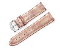 TGPGZHZFNA Bracelet de montre en cuir véritable, boucle 20 mm, 22 mm, bleu et noir, bracelet de rechange bracelet de montre(Rosa,22mm)