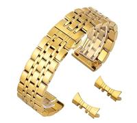 TGPGZHZFNA Bracelet de montre universel en acier inoxydable, boucle déployante incurvée, 18 mm, 20 mm, 22 mm, accessoires de ceinture de montre Fermoir de montre(GD,22mm)