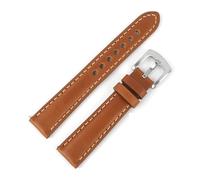 TGPGZHZFNA Bracelet de montre vintage en cuir véritable for hommes et femmes, 18, 19, 20, 21, 22 mm, fait for la main, for boucle en acier inoxydable bracelet de montre(6,21MM_M-120 80MM)