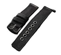 TGPGZHZFNA Bracelet double en toile for homme, style robuste, style vintage, vert et noir bracelet de montre(Brack Brack Buckle)