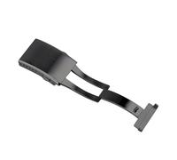 TGPGZHZFNA Fermoir en acier inoxydable 316L massif for bracelet for Seiko 18, 20 et 22 mm, boucle déployante allongée, double pression, bouton papillon, accessoires Fermoir de montre(Noir,20mm)