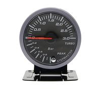 TGPGZHZFNA Jauge 6 0mm 3.0 Bar Turbo Boost Gauge Electrique for Avertissement Survolteur Automobile