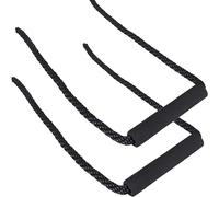 Tgpiao Lot de 2 poignées de rechange pour glacière, compatibles avec les glacières YETI Tundra et RTIC, adaptées aux poignées de rechange YETI en corde de refroidisseur, noir