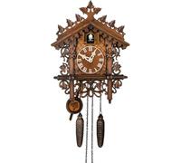 TGPSMDXKV Horloge Coucou pour décoration Murale, Horloge rétro Traditionnelle en Bois fabriquée à la Main à Quartz pour Le Salon, la Chambre à Coucher ou Le Bureau