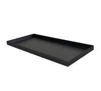 TgrGiEDenLO Bac récupération INOX 304, bac étanche pour Plantes et Pots | Acier inoxydable 304, finition brossée, bords relevés étanches, usage polyvalent(L28.0″xW11.8″xH1.0″)