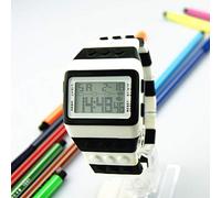 TGRTY Mode Femmes Montres LED numérique Poignet Horloge for Enfants Garçons Filles Unisexe coloré électronique Montre Sport for Lego Montre Montre-Bracelet pour Femme (Color : D4)
