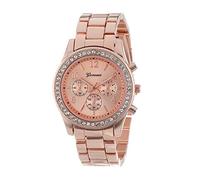 TGRTY Mode Femmes Montres Montre Femme en Strass Femmes Montres Mode Femmes Femmes Clock Montre-Bracelet pour Femme (Color : Rose Gold)