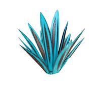TGRTY Plante d'agave, Plante d'agave en métal, métal Art 9 Feuilles Tequila Sculpture Rustique, pelouse décorations pour la Maison Tequila Sculpture Rustique
