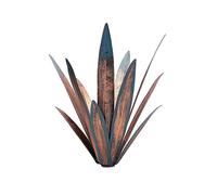 TGRTY Plante d'agave, Plante d'agave en métal, métal Art 9 Feuilles Tequila Sculpture Rustique, pelouse décorations pour la Maison Tequila Sculpture Rustique