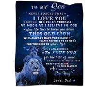 TGRUIHM Son couverture de papa fils lion couverture 50 """" x60 """" Pre fils cadeaux de papa cadeaux de fils de papa papa des cadeaux de fils