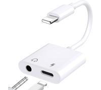 Tgrw-[Apple Mfi Certified] Adaptateur Lightning Jack 3,5 Mm With Charge, Adaptateur Jack Iphone Adaptateurs Casque Iphone Aux Audio Pour Iphone 14/13/12/11/X/8/Pad/Ios