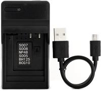 TGRW-DMW-BCH7 USB Chargeur pour Panasonic Lumix DMC-FP1, DMC-FP2, DMC-FP3, DMC-FT10, DMC-TS10 Caméra et Plus