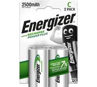 Tgrw-Recharge Power Plus - Pile C Rechargeable (Lot De 2) - 2500 Mah Nimh - Emballage 100% Recyclable Et Sans Plastique