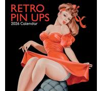 TGSC | Calendrier mural 2026 rétro Pin Ups 16 mois (septembre 2025 à décembre 2026) | Planificateur mural carré 2026 au Royaume-Uni | Planificateur avec grande grille pour l'organisation de la maison