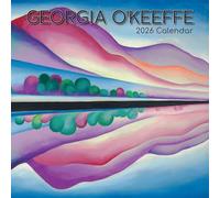 TGSC | Georgia O'Keeffe Calendrier 2026 16 mois (septembre 2025 à décembre 2026) mural familial carré 2026 UK | Planificateur avec grande grille pour l'organisation de la maison ou du bureau - Art