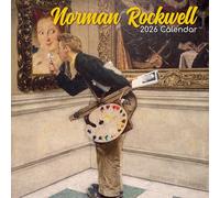 TGSC | Norman Rockwell Calendrier 2026 16 mois (septembre 2025 à décembre 2026) - Calendrier mural familial carré 2026 au Royaume-Uni | Planificateur avec grande grille pour l'organisation de la