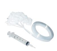 TGSEJTO Pièces de Rechange L850 L301 L303 L300 L350 L800 L810 L1300 for EPSON L1800 Amortisseur DTF L1800 Dumper d'amortisseur d'encre (Color : 6 Dampers with Hose)