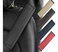TGSPYXCH Housse Rembourrage Ceinture Sécurité pour Volkswagen T-Cross Seat Belt Pad Seatbelt Covers Protege Ceinture Accessoires,Blackstyle