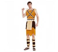 TGUVGRHH Costume indien rouge pour adulte avec ceinture et couvre-jambes, déguisement sur le thème indien américain pour Halloween, carnaval, fête (homme, taille unique)
