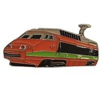 TGV or., tgv, épingle, épinglette, locomotive, train, train, chemin de fer, broche, épingle, épingle, épingle, locomotive, train, Sac en plastique