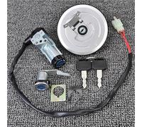 TGVSELPJ Interrupteur de démarrage Accessoires De Remplacement Bouchon De Réservoir De Carburant Interrupteur D'allumage Serrure De Siège avec Clé pour H-Onda CBF125 CBF 125 2009 2010 2011 2012 2013