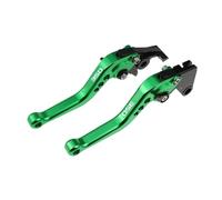 TGVSELPJ Pièce de moto Accessoires Moto : Leviers De Frein Et D'embrayage Courts, Poignées Réglables Pour Y-AMAHA XT350 XT 350 1985-1995 DT 80 (53V) 1985-1991(Green)