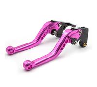 TGVSELPJ Pièce de moto Accessoires Moto Poignées De Commande Leviers Frein Et D'embrayage Pivotants Pour Y-AMAHA Pour Raptor 350 YFM350R 2004-2013 2012 2011 2010(Purple Red)