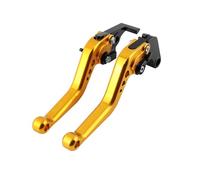 TGVSELPJ Pièce de moto Accessoires Moto Poignées De Commande Leviers Frein Et D'embrayage Pivotants Pour KAWASAKI ZZR600 ZZR 600 2005-2009 2008 2007 2006(Yellow)