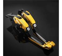 TGVSELPJ Pièce de moto Leviers De Frein Et D'embrayage Pivotants Réglables Pour Moto Pour Kawasaki Z900 Z 900 2017-2024 2023 2022 2021 2020 2019(Yellow)