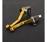 TGVSELPJ Pièce de moto Leviers De Frein Et D'embrayage Pour Moto - Accessoires Poignées Freins Pour Kawasaki KX 60 2002 2001 KX60 1983-2003(Yellow 1)