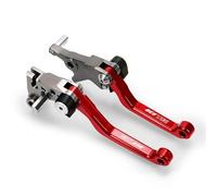 TGVSELPJ Pièce de moto Leviers De Frein Et D'embrayage Pour Moto - Accessoires Poignées Freins Pour Kawasaki KLX230 KLX 230 2020(Rosso)