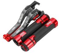 TGVSELPJ Pièce de moto Leviers De Frein Et D'embrayage Pour Moto - Commandes Au Guidon Expérience Conduite Améliorée Pour DUCATI DesertX Desert-X 2021-2025(Red 4)