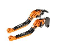 TGVSELPJ Pièce de moto Leviers D'embrayage Pivotants, Poignées De Commande, Pièces Moto, Levier Frein Réglable Pour CFMOTO 250NK 250 NK 2019-2021(Orange)
