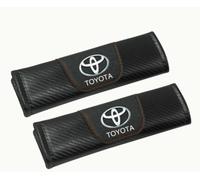 TGYHUJIK 2 Pcs Couvre-Ceintures de sécurité pour Voiture pour Toyota BZ4X 2025 2025 Couvre-Sangles Coussinets de Harnais de Protection