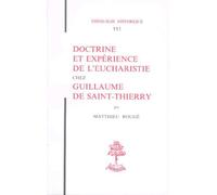 TH n°111 - Doctrine et expérience de l'Eucharistie chez Guillaume de Saint-Thierry
