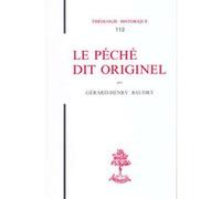 Le Péché dit originel