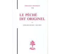Th n113 - le peche dit originel - Gérard-Henry Baudry - Beauchesne - broché - Essai