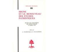 Th n66 - migne et le renouveau des etudes patristique