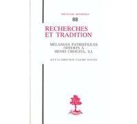 Th n88 - recherches et tradition - melanges patristiques offerts a henri crouzel, s.j. - BRESARD LUC - Beauchesne - broché - Livre
