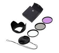TH1000XUE 49 52 55 58 67 72 77mm Objectif UV CPL FLD Ensemble De Filtres + Bouchon D'objectif + Capot, for Nikon D600 D3200 D3100 D7000 D5100 D80 D300S Appareil Photo Reflex Numérique(72mm)