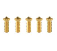TH1000XUE for flsun SR - buse d'extrudeuse Originale Super Racer Hotend, pièce d'imprimante 3D 0.4mm, Laiton/INOX/Acier trempé 1.75mm, 5 pièces(Brass)