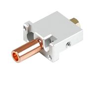 TH1000XUE for flsun V400 - buse Hotend d'imprimante 3D, Module V6, pièces d'extrudeuse 3 en 1, Bloc Thermique, Gorge en Acier Inoxydable, tête d'impression plaquée cuivre, Laiton