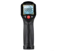 Th202 Thermomètre infrarouge numérique sans contact avec écran LCD rétroéclairé pour mesure de surface industrielle de moins cinquante à six cents degrés Celsius Noir