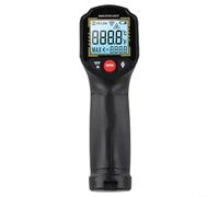 TH202 Thermomètre infrarouge pour diagnostic rapide de la température dans les systèmes mécaniques, installations électriques et opérations de restauration (Noir)