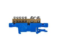 TH35 N LZ-7/N 0920-00 Rail de colonne vertébrale 7 voies Coupe électroplaste Bleu 5901130487516