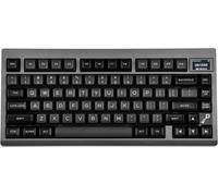 Th80 Pro V2 Clavier Mécanique Avec Écran Rvb. Gasket Clavier Bluetooth/2,4 Ghz/Usb-C Avec Via Programming,Led Orientée Sud Pour Mac/Win/Gaming (Black,Wisteria Linear)