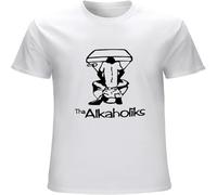 THA ALKAHOLIKS Popular 90S Hip HOP Trio Music Lovers Mens T-Shirt Printed Graphic Top Unisex Tee White 3XL