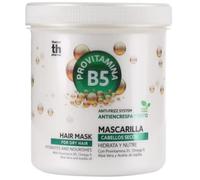 Thader Pharma Masque effet anti-frisottis Provitamine B5, Omega 9, Aloe Vera et huile de Jojoba, idéal pour les cheveux secs, 700 ml