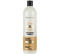 Thader Pharma Shampooing nutritif Hyaluronic Gold, idéal pour les cheveux colorés ou méchés avec Acide Hyaluronique et Beurre de Karité, 1000 ml