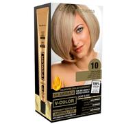 Thader TH Pharma Kit colorant sans ammoniaque pour une odeur agréable avec Liquid Gold, Couleur 10 Blond Platine